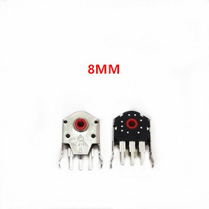 Kailh 7/8/9/10/11 mm hiire kerimisratta kodeerija 1,74 mm auk, 15-30 g jõud arvuti jaoks Hiire alps kodeerija 300 000-kordne pöörlemisaeg