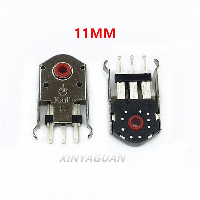 Kailh 7/8/9/10/11 mm hiire kerimisratta kodeerija 1,74 mm auk, 15-30 g jõud arvuti jaoks Hiire alps kodeerija 300 000-kordne pöörlemisaeg