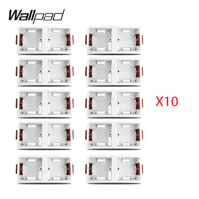 Dvostruka kutija za suhu podstavu Wallpad za gipsane ploče gipsane ploče za ploče od 172 mm 2X kutija za ugradnju s jednim okvirom 35 mm dubine