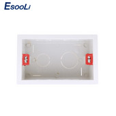 Esooli 101mm*67mm američka standardna unutarnja montažna kutija stražnja kaseta za 118mm*72mm standardni zidni prekidač na dodir i USB utičnicu