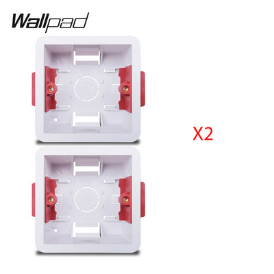 Wallpad jednostruka kutija za suhe obloge za gipsane ploče, gipsane ploče, britanska standardna kutija za ugradnju dubine 35 mm, odgovara zidu debljine 8-18 mm