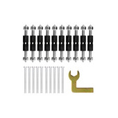 10 pari 86/118 Tip Popravak Lod Zidni prekidač Kaseta Donji dio kućišta Alati za popravak oštećenja Nosač podesive duljine Poluga Utični vijak