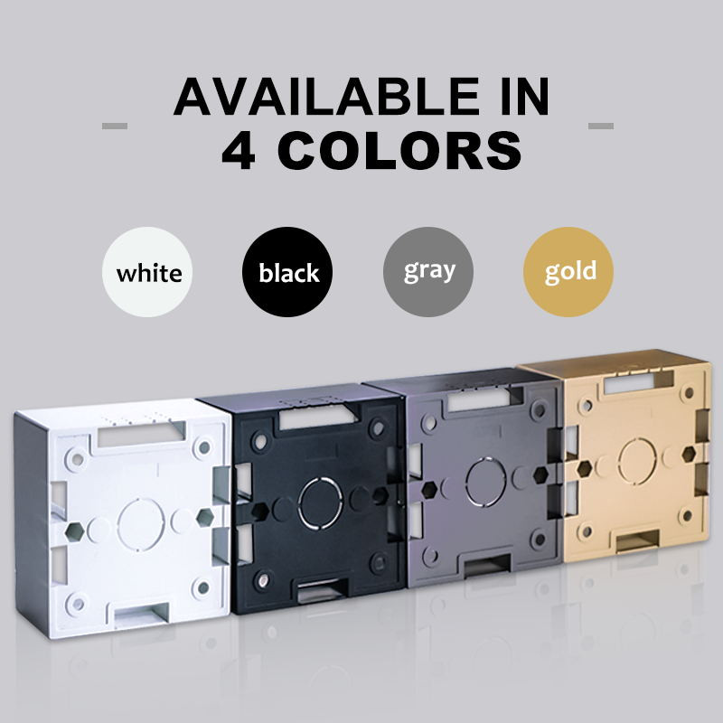 Avoir Zidna kutija za vanjsku ugradnju 86 Tip električne sklopke Utičnica Razvodna kutija za ugradnju Kvadratna kutija za nadgradnu ugradnju