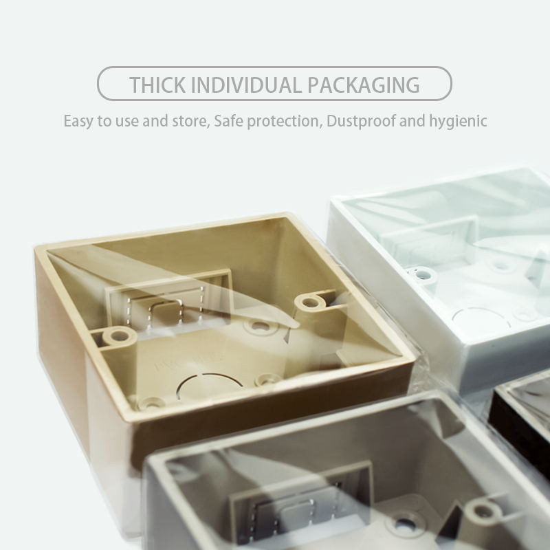 Avoir Zidna kutija za vanjsku ugradnju 86 Tip električne sklopke Utičnica Razvodna kutija za ugradnju Kvadratna kutija za nadgradnu ugradnju