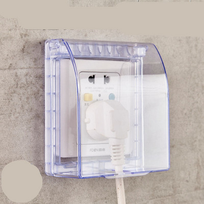 Isekleepuv 86 tüüpi seinakontakt veekindel kast naelavaba liimipasta Uksekellaplaadi paneel Kattelüliti Nupukaitse Kate