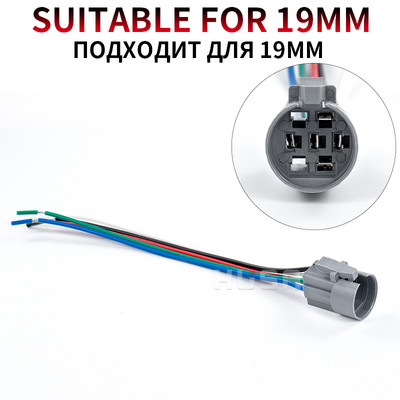 12mm 16mm 19mm 22mm 25mm kaablipesa metallist nupplüliti juhtmestiku jaoks 2-6 juhtmega stabiilse lambi valgusnupu vedrujuhe