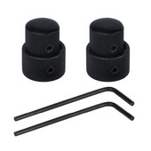 2 kompleta dvostrukih koncentričnih naslaganih upravljačkih gumba Električne bas gitare crne boje za pribor za gitaru Dijelovi gitare