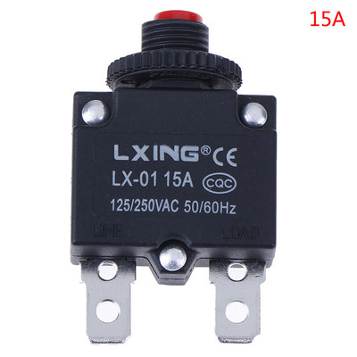 Kaitselüliti ülekoormuskaitse lüliti kaitse 3A 4A 5A 6A 8A 10A 15A 20A 30A termolüliti ülekoormuskaitse surunupp