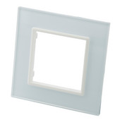 DMTMB Single Gang EU standardna ploča od kristalnog stakla za zidnu utičnicu prekidača