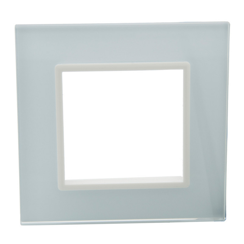 DMTMB Single Gang EU standardna ploča od kristalnog stakla za zidnu utičnicu prekidača