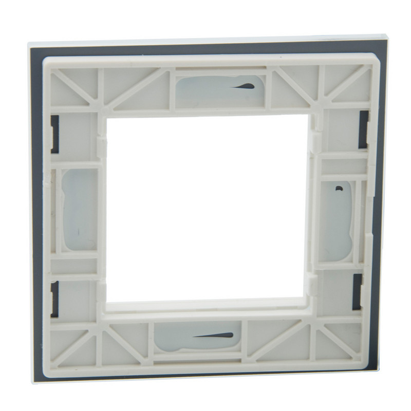 DMTMB Single Gang EU standardna ploča od kristalnog stakla za zidnu utičnicu prekidača