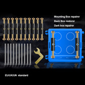 4pc Podesivi zidni prekidač Vijak Kazeta Popravljač 86/118 Tip Kutija utičnica Restaurator Unutarnja potpora Fiksna šipka Električni alati
