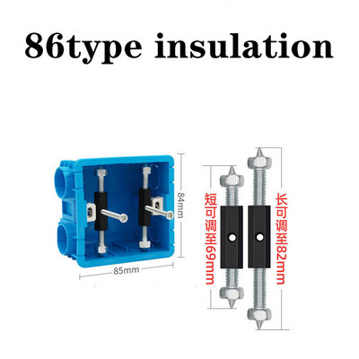 4pc Podesivi zidni prekidač Vijak Kazeta Popravljač 86/118 Tip Kutija utičnica Restaurator Unutarnja potpora Fiksna šipka Električni alati