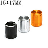 5Gb WH148/EC11 potenciometra kloķa vāciņš skaņas pogas potenciometra vāciņš 15*17MM metāla 6mm apertūra