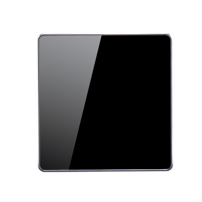 Luksusa stikla virsma Mājas viesnīca Balta/melna krāsa Tukša dekoratīvā kasešu pārklājuma plāksne 86 mm kvadrātveida sienas panelis