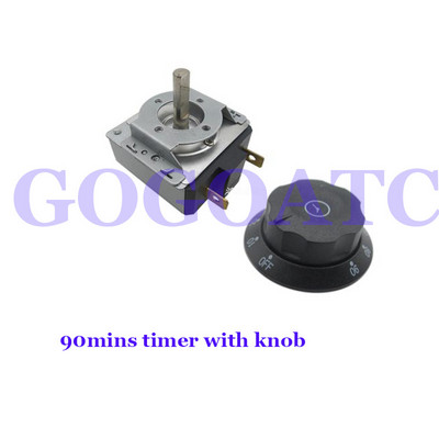 Kellataimeriga, riisi aurutava auto valguslainekapi taimeri lülitiga, 60/90/120 minuti valikunupp