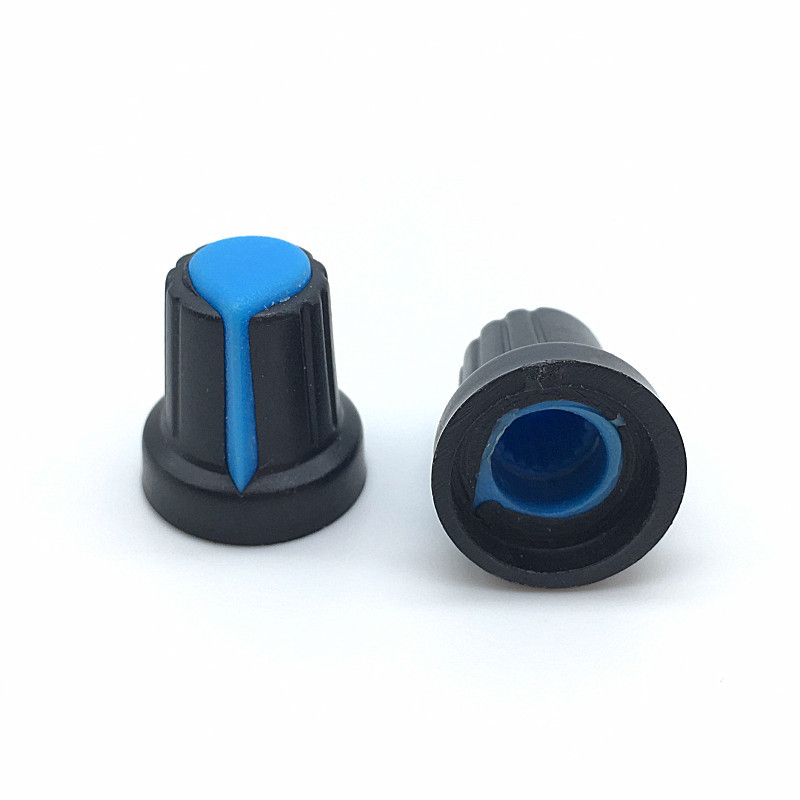 10 kom/lot Potenciometar Encoder Band prekidač Plastična kapica gumba 15 x 17 mm Plum osovina Vrsta Crvena Plava Bijela Žuta
