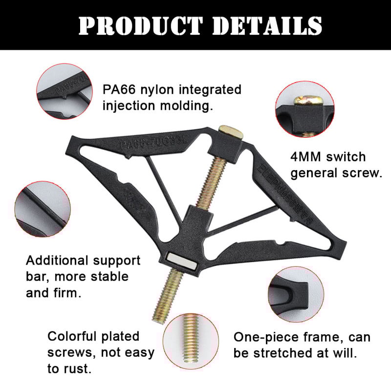 86mm 2/4 tk kasseti parandaja tume kasti parandamine kruvipistiku lüliti vana pistikupesa karbid asendus fikseeritud seina remondi karbi tugivarras