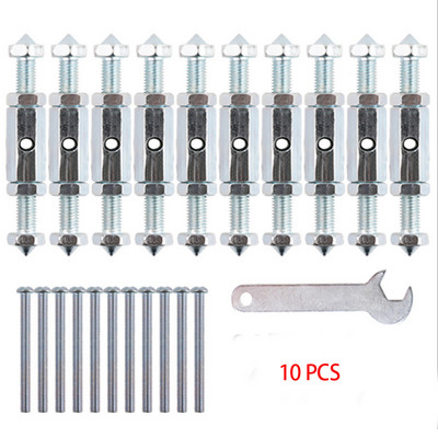 1 set (10 kom) Alat za popravak kutije s prekidačima za zidnu montažu Tajna skrovišta Model 86 Kazeta za popravak Potporna šipka Pribor za električara