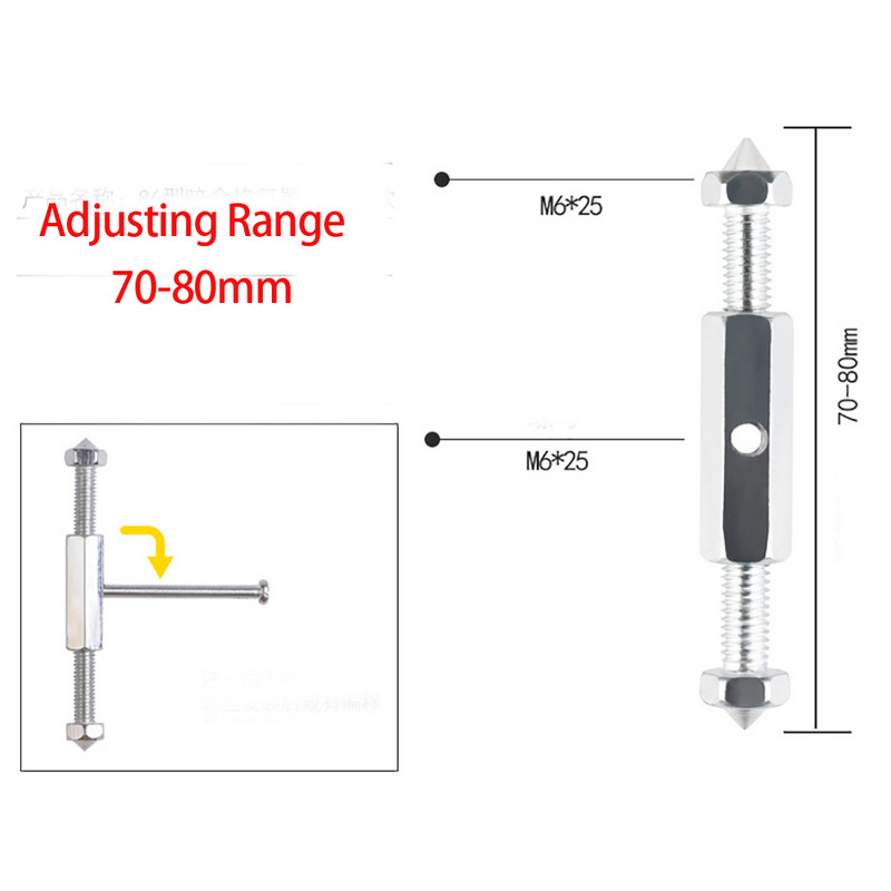 1 set (10 kom) Alat za popravak kutije s prekidačima za zidnu montažu Tajna skrovišta Model 86 Kazeta za popravak Potporna šipka Pribor za električara