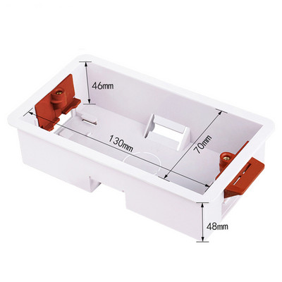 Jim DuDu Trocken Futter Box Für Gips Board/Trockenbau/Plasterboad 46mm Tiefe Wand Schalter Buchse 86mm / 146mm Kaseta