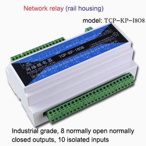 Ethernet tīkla relejs Tālvadības slēdzis no 1 līdz 1 viens slēdzis kontrolē vairākas releja izejas tīkla vadība Slēdža kontrolleris