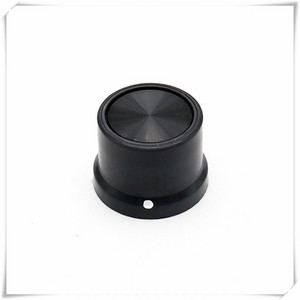 2 gab. Plastmasas Gaismas pārraides kloķa diametrs 25mm Augstums 18mm Potenciometrs Kodētāja kloķis Zobrata formas iekšējais caurums 6mm