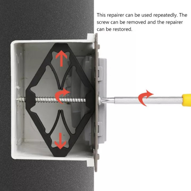Jungiklio lizdo dugno remontas Universalus linijos tipas kasetės priežiūra Tamsios dėžutės keitimas Fiksuotos sienos remonto dėžutės atraminis strypas