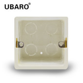 4 komada/partija 86 Tip 5 CM utičnica Dno skriveno kućište Bijelo računalo Materijal Površina USB utičnica Zidni prekidač za svjetlo Razvodna kutija 86