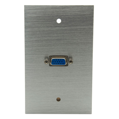 1 Gang US Style aluminijska metalna površina 1 priključak HDMI V2.0 USB 3.0 VGA ženski na ženski zidna ploča