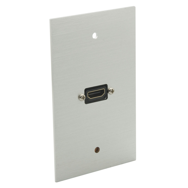 1 Gang US Style aluminijska metalna površina 1 priključak HDMI V2.0 USB 3.0 VGA ženski na ženski zidna ploča