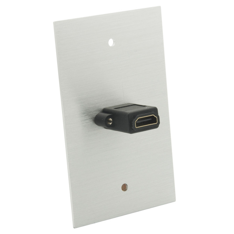 1 Gang US Style aluminijska metalna površina 1 priključak HDMI V2.0 USB 3.0 VGA ženski na ženski zidna ploča