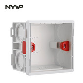 NYWP 86 tipa elektriski regulējama montāžas kārba kasešu slēdža ligzdas sadales kārba slēpta slēpta iekšējā montāžas kaste wh