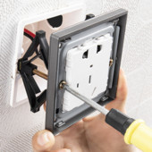 10tk 86 tüüp tume kasti paranduskruvi mangaanterasest pistikupesa vana fikseeritud kassett seina remont Vahetage kasti elektriku tarvikud