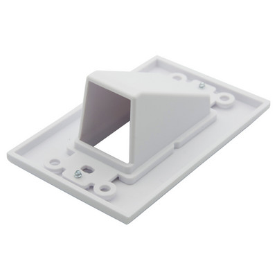 1 2 3 Grupas dekoratīvā stila zemsprieguma multivides kabeļa caurlaide sienas plāksnē