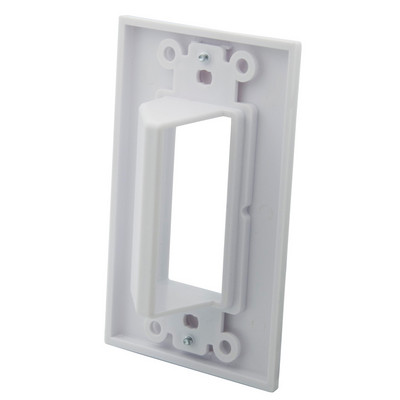 1 2 3 Grupas dekoratīvā stila zemsprieguma multivides kabeļa caurlaide sienas plāksnē