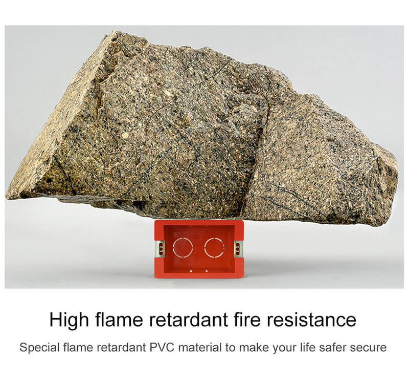 Električna oprema 86 mm Unutarnja montažna kutija 118 mm Vanjska montažna Zidna kutija Za dom inteligentni prekidač osjetljiv na dodir wifi prekidač