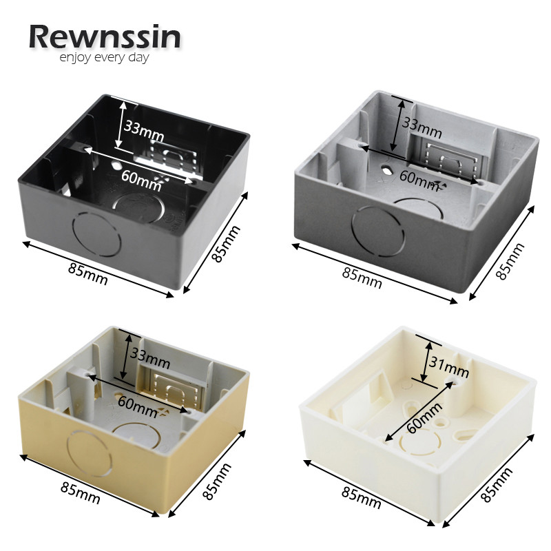 Välisseina ühenduskarp 86 tüüpi väline kinnituskarp, mida kasutatakse seinapinna mis tahes asendis, leegiaeglustav arvuti paigalduskarp