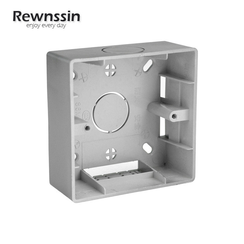 Välisseina ühenduskarp 86 tüüpi väline kinnituskarp, mida kasutatakse seinapinna mis tahes asendis, leegiaeglustav arvuti paigalduskarp