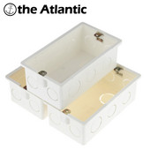 Seina harukarp ülikvaliteetne 140 mm * 73 mm sisemine kinnituskarbi tagakassett 146 tüüpi seinavalgusti lülitite ja pistikupesade jaoks