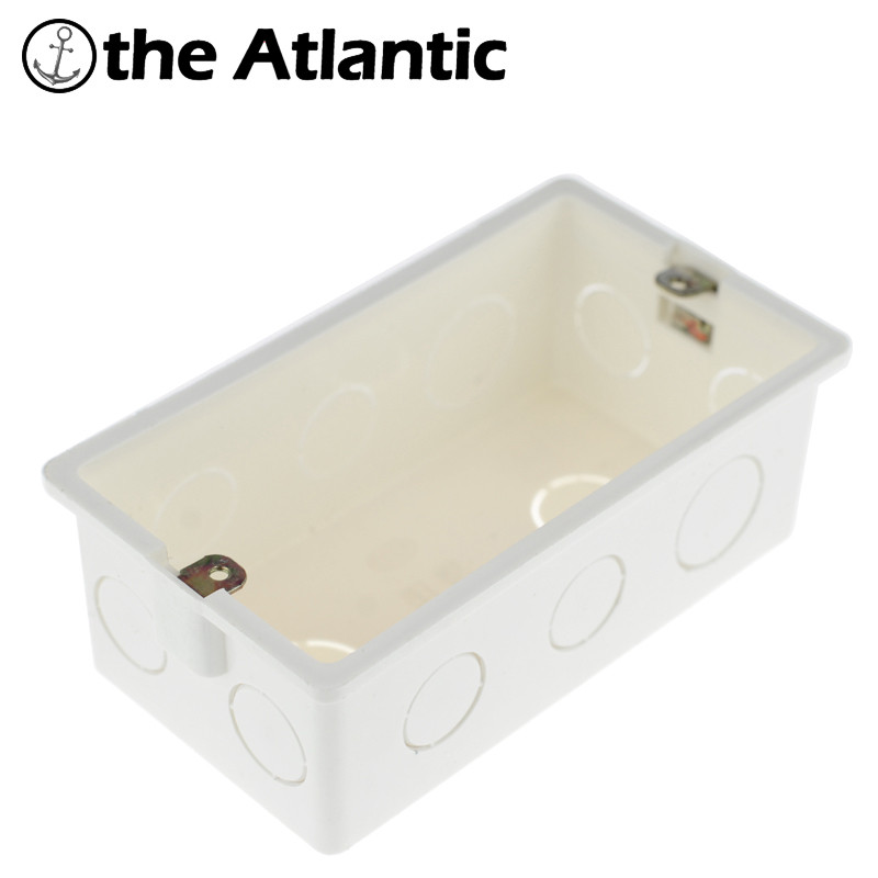 Seina harukarp ülikvaliteetne 140 mm * 73 mm sisemine kinnituskarbi tagakassett 146 tüüpi seinavalgusti lülitite ja pistikupesade jaoks