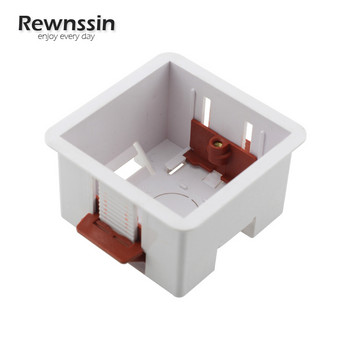 Електрическа кутия Rewnssin Суха облицовъчна кутия 35 / 46 mm дълбочина за гипсокартон / гипсокартон / гипсокартон Кутия за стенен контакт и превключвател