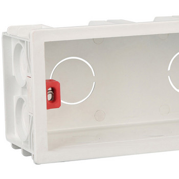 Монтажна кутия Avoir Бяло Червено 118 Тип Кутия за монтиран на стена съединителен проводник Скрита кутия Инсталационна кутия за вдлъбнат превключвател Щепсел