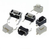 50pcs/lot 3*6*4.3mm Mikro prekidač Bijeli gumb Taktilni takt Push Switch Tipka za resetiranje 2pin SMD 3x6x4.3mm