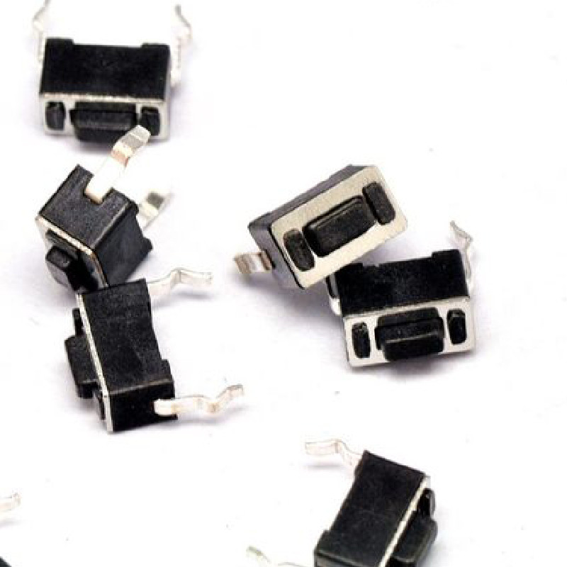 50pcs/lot 3*6*4.3mm Mikro prekidač Bijeli gumb Taktilni takt Push Switch Tipka za resetiranje 2pin SMD 3x6x4.3mm