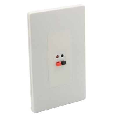 1 Gang No Screw Spring Clip Style 1.0 2.0 3.0 4.0 5.1 6.0 7.1 8.2 9.0 Speaker Wall Plate