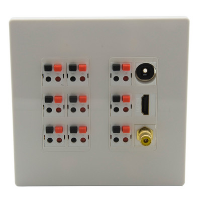 1 grupa bez vijka Opruga Stil kopče 1.0 2.0 3.0 4.0 5.1 6.0 7.1 8.2 9.0 Zidna ploča zvučnika