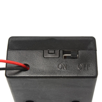 1 бр. Пластмасов държач за батерии 1x 2x 18650 Кутия за съхранение на кутия с проводник за превключвател 1 2 слота 18650 Контейнер за батерия за Направи си сам