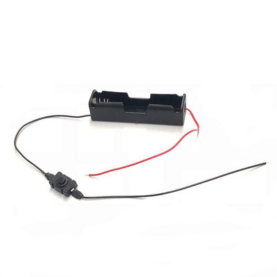 1kom Plastični držač baterije 1x 2x 18650 kućište za baterije Kutija za pohranu s kabelom prekidača 1 2 utora 18650 spremnik za baterije za DIY