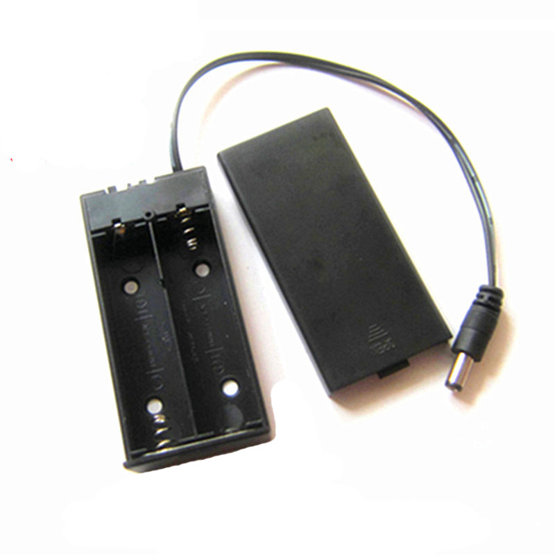 1kom Plastični držač baterije 1x 2x 18650 kućište za baterije Kutija za pohranu s kabelom prekidača 1 2 utora 18650 spremnik za baterije za DIY